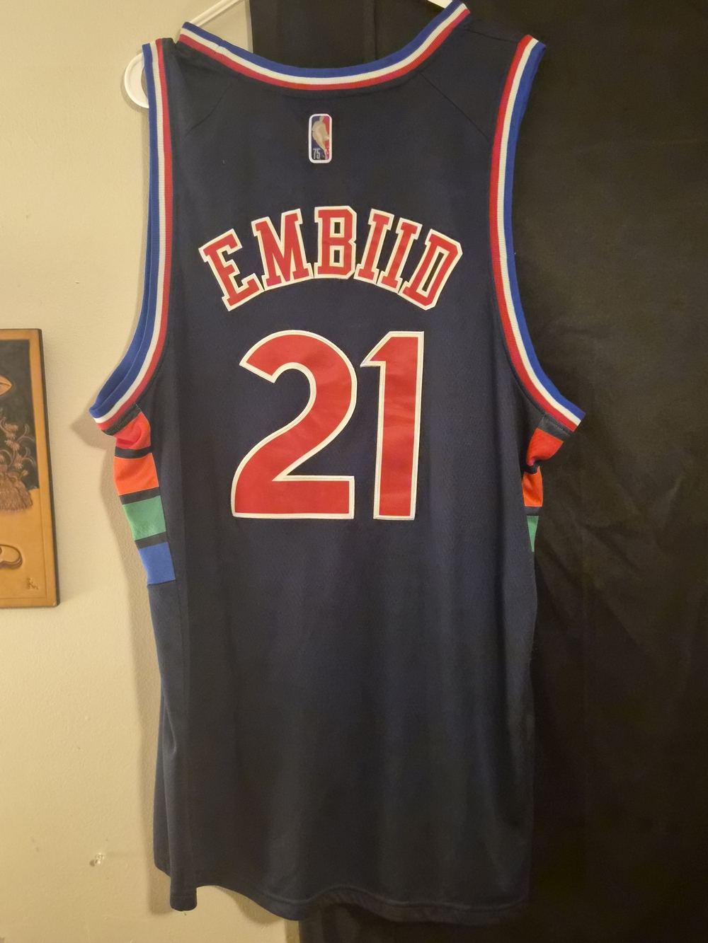 NBA Jersey Nike Joel Embiid Size 52 Wore One Time